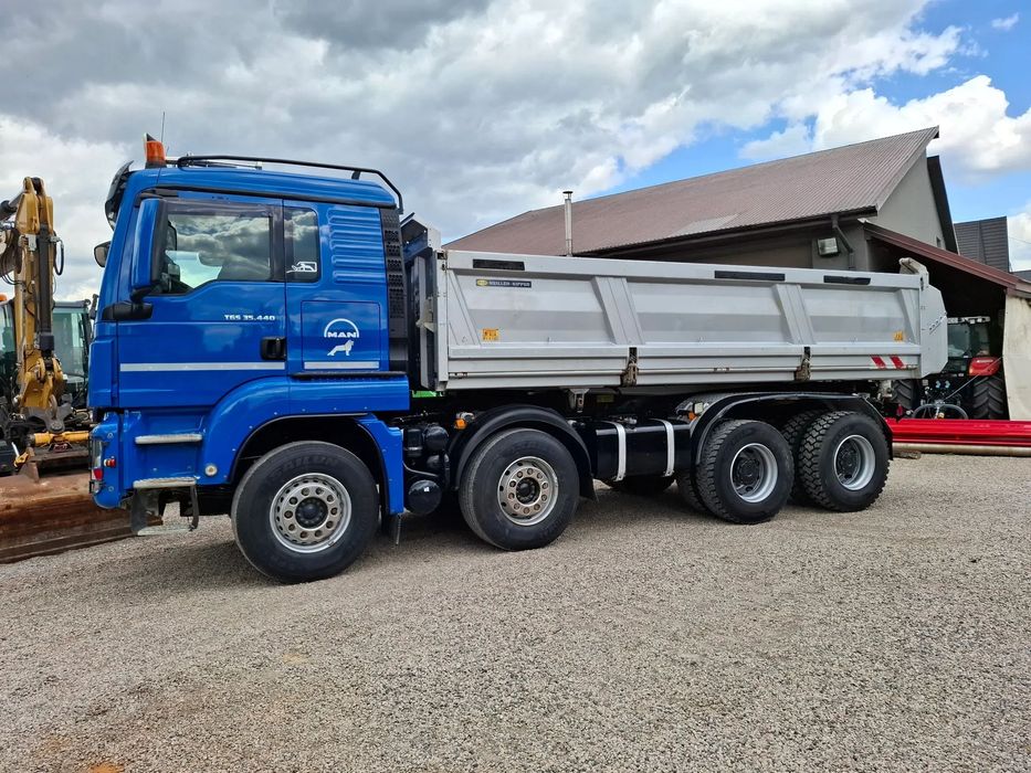 MAN TGS 35.440 kiper 8x4  Wywrotka kiper 8x4 BORDMATIK DMC 34 t