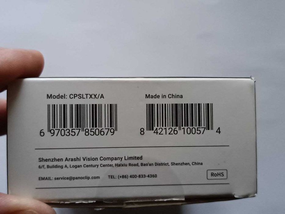 Камера Insta360 Panoclip AX для iPhone 7/8, 7/8 Plus і X