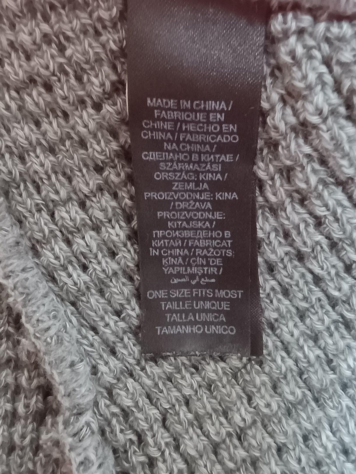 Шапка чоловіча сіра  jordan beanie utility metal jm dm8272-091, nike