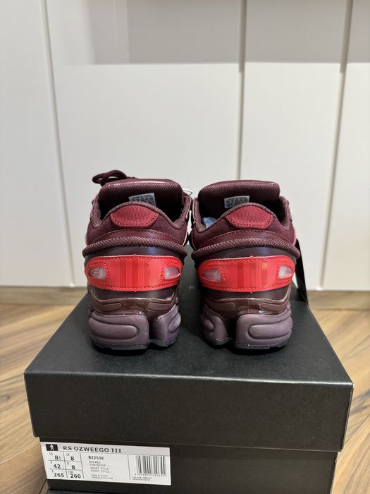 Adidas Originals Ozweego Raf Simons burgundy (реф)