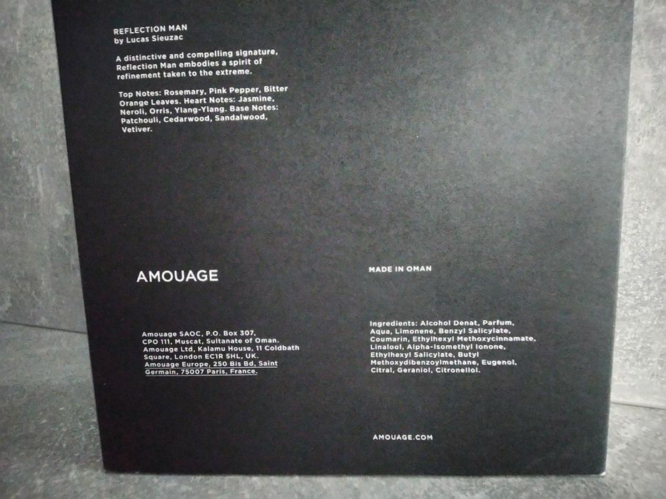 amouage reflection оригінал