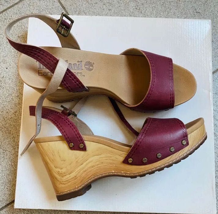 Яскраві, літні, кольору фуксія босоніжки TM Timberland на р 38