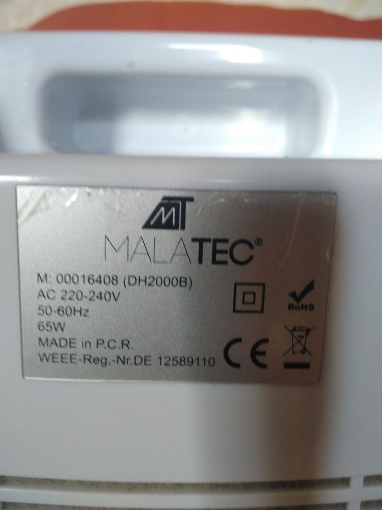 Осушувач повітря Malatec O16408