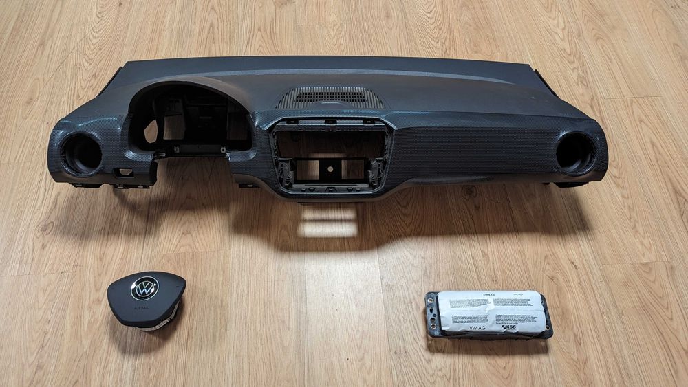 Conjunto Kit Airbags Tablier Volkswagen VW Up Restyled Original
