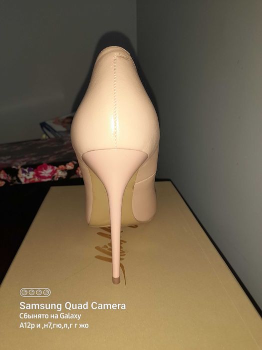 Кожаные туфли лодочки