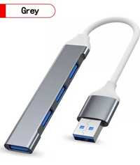 USB-хаб перехідник  (концентратор) USB to 3 USB 2.0 та 1 USB 3.0