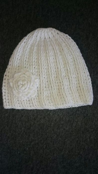 Sukienka do Chrztu Św ręcznie robiona + sweterek + akcesoria