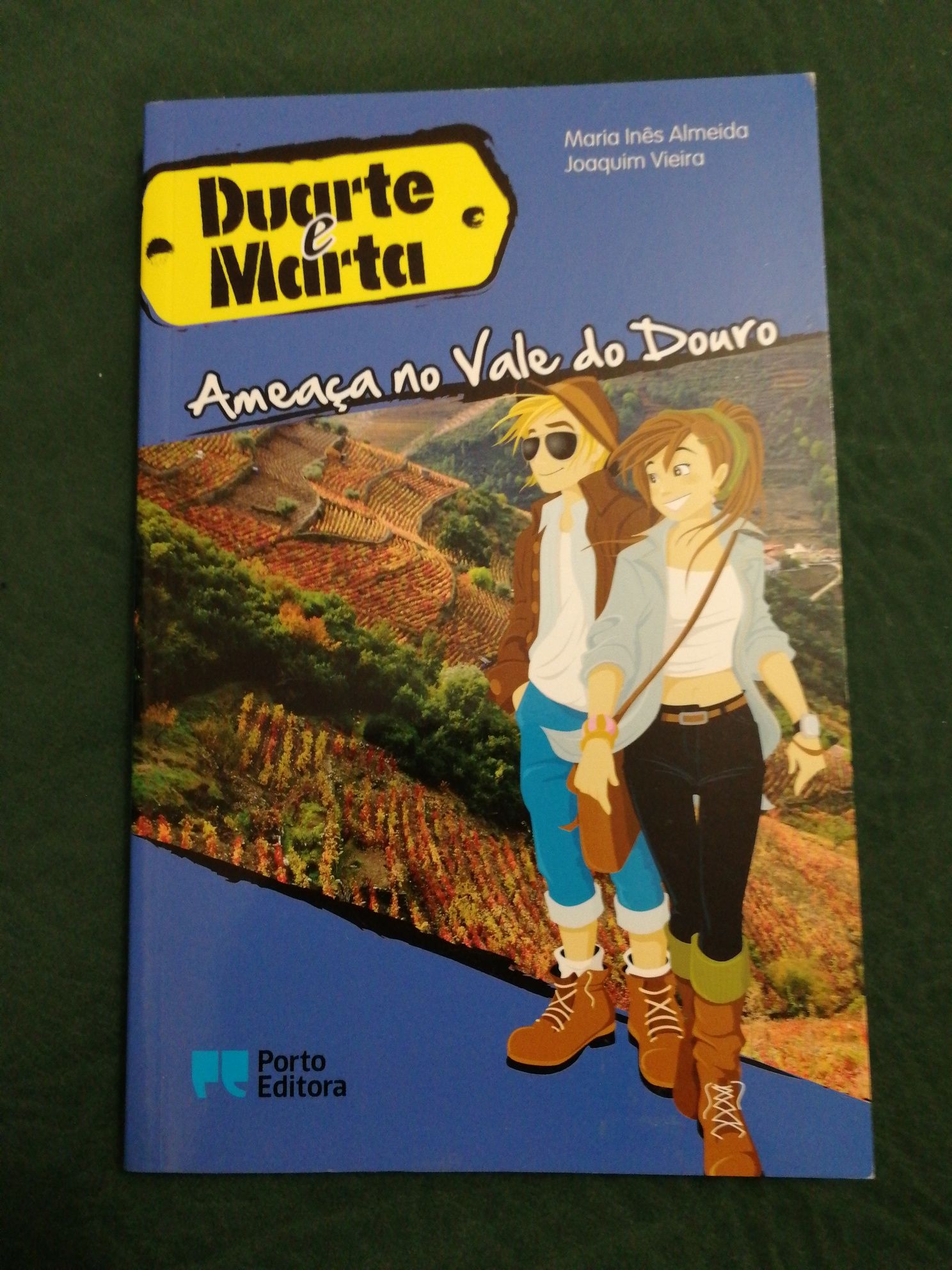 Livro "Duarte e Marta - Ameaça no Vale do Douro"