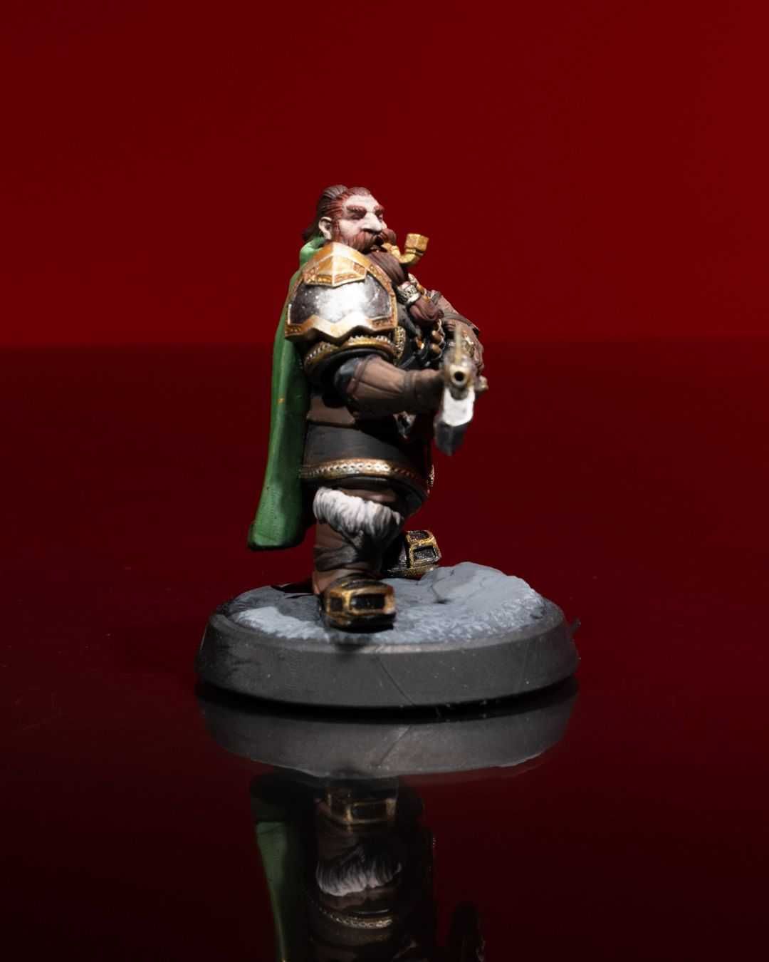 Krasnolud Range Strażnik Figurka 32mm 14K zgodna z DnD RPG Pathfinder