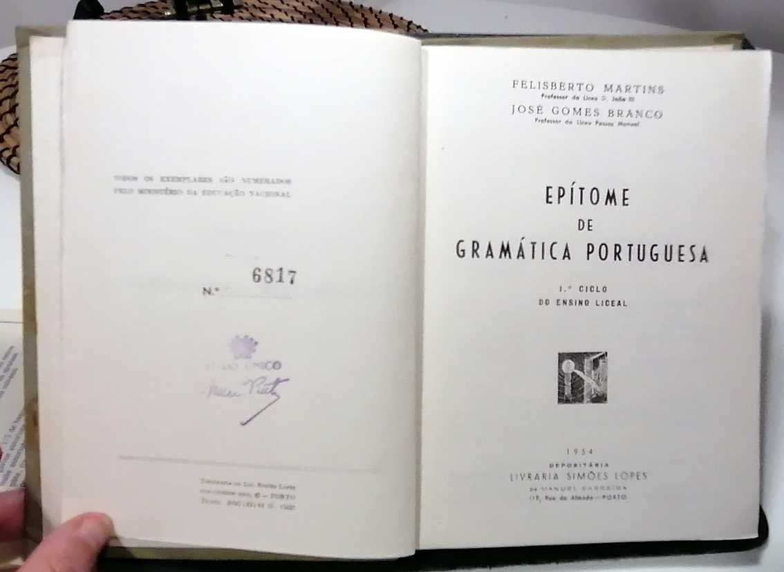 Epítome de Gramática Portuguesa (1954)