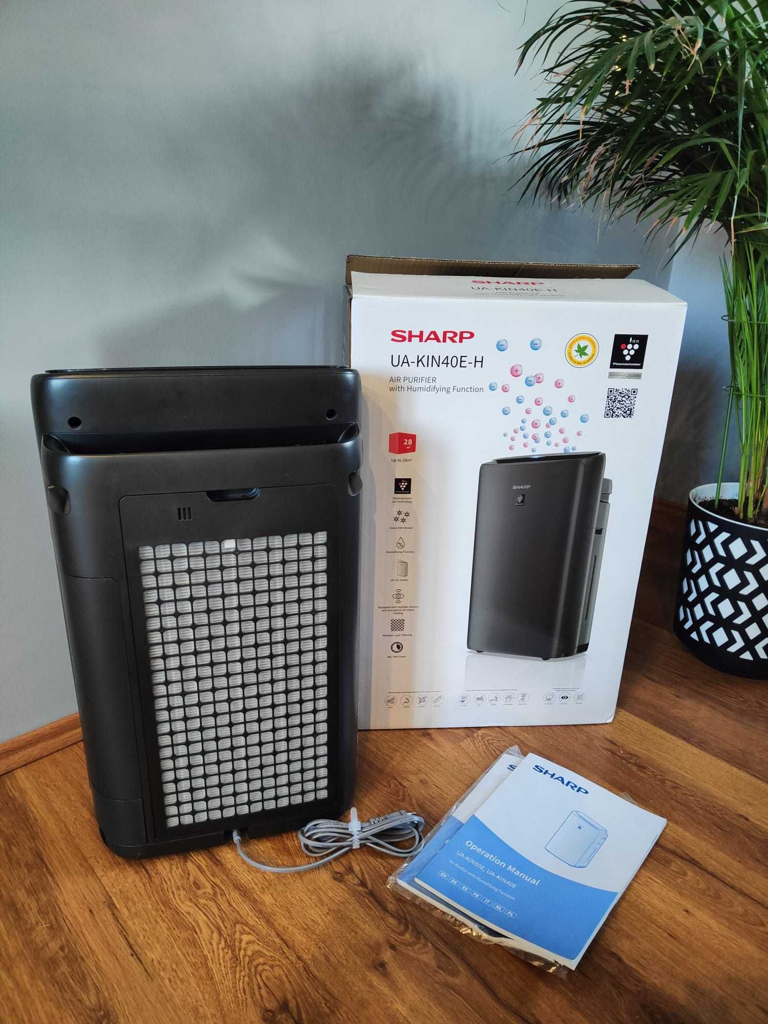 Oczyszczacz SHARP UA-KIN40E-H jonizator, nawilżacz