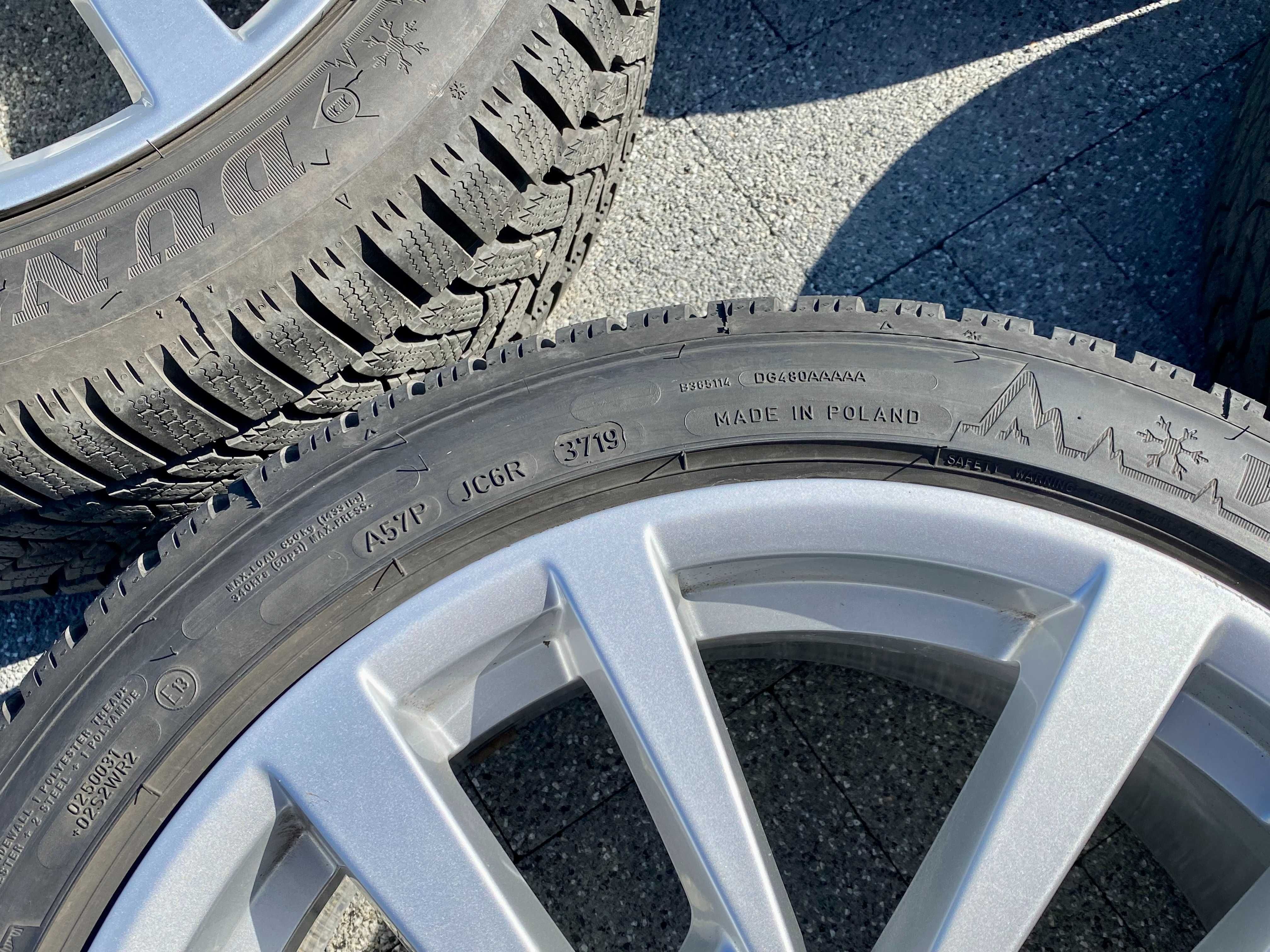 Alufelgi AUDI 5X112 17 7,5Jx17H ET 51 Oryginalne jak nowe plus opony
