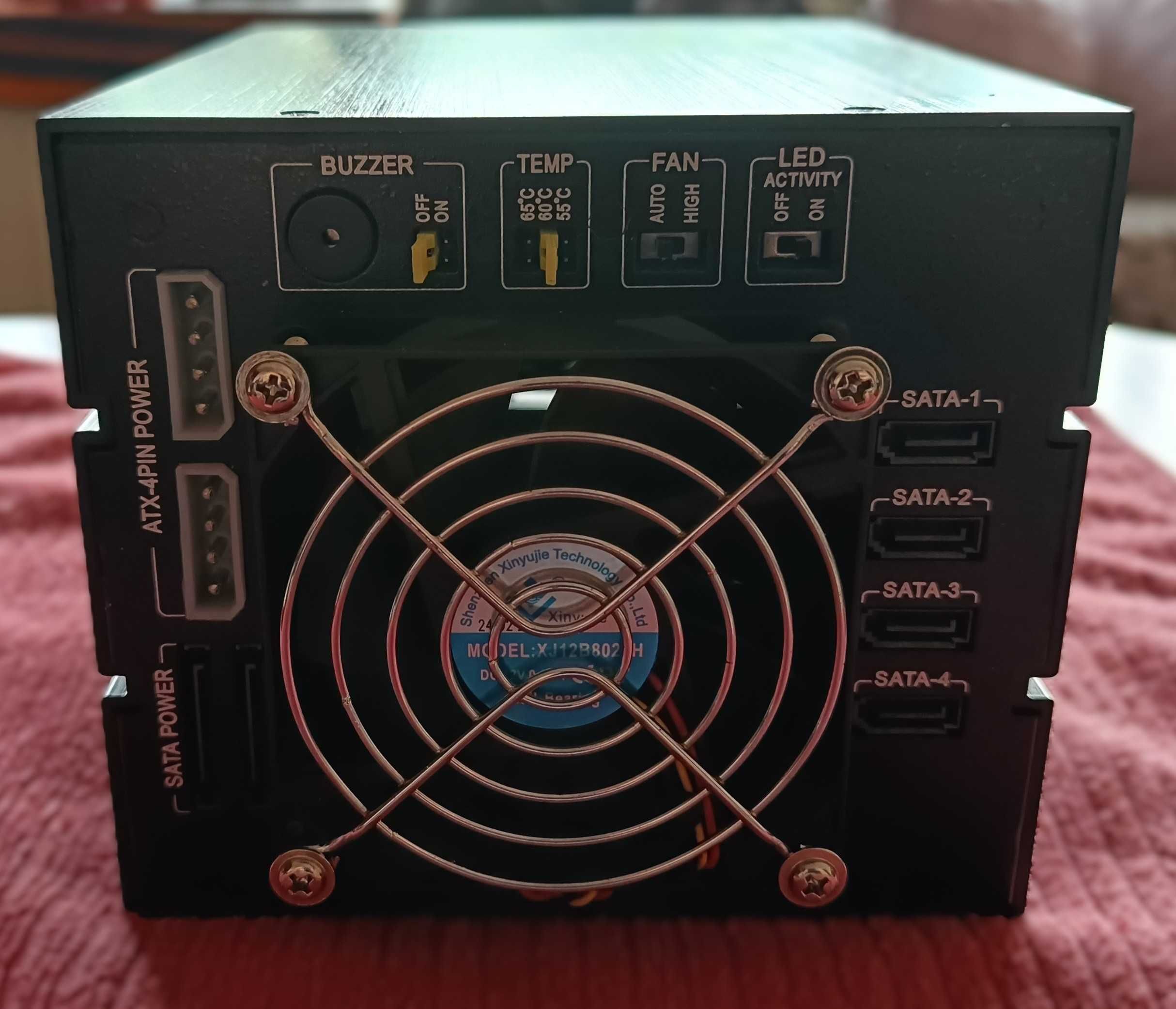 Kieszeń Icy Box IB-564SSK 4x 3.5 HDD w zatoce 3x 5.25 6Gb/s SATA SAS