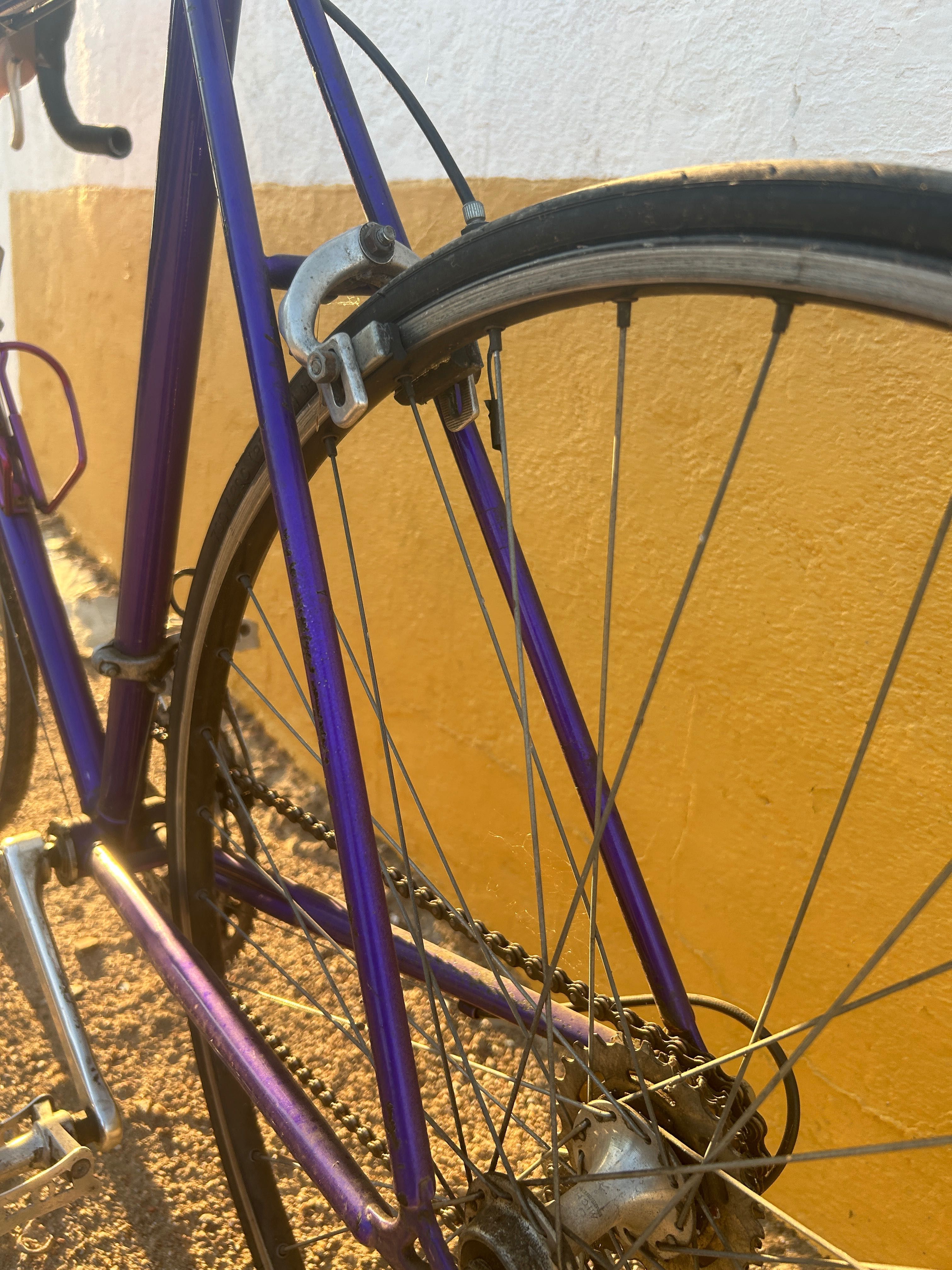 Bicicleta de corrida antiga