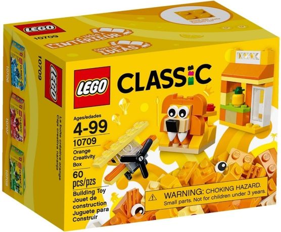 LEGO® 10709 Classic - Pomarańczowy zestaw kreatywny