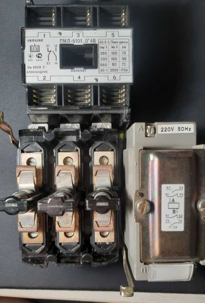 Пускатели пмл 6101 0*4Б и 5102 0*4Б