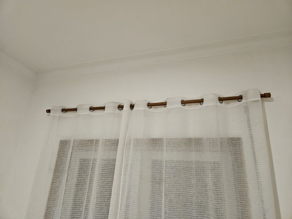 Varão madeira cortinas