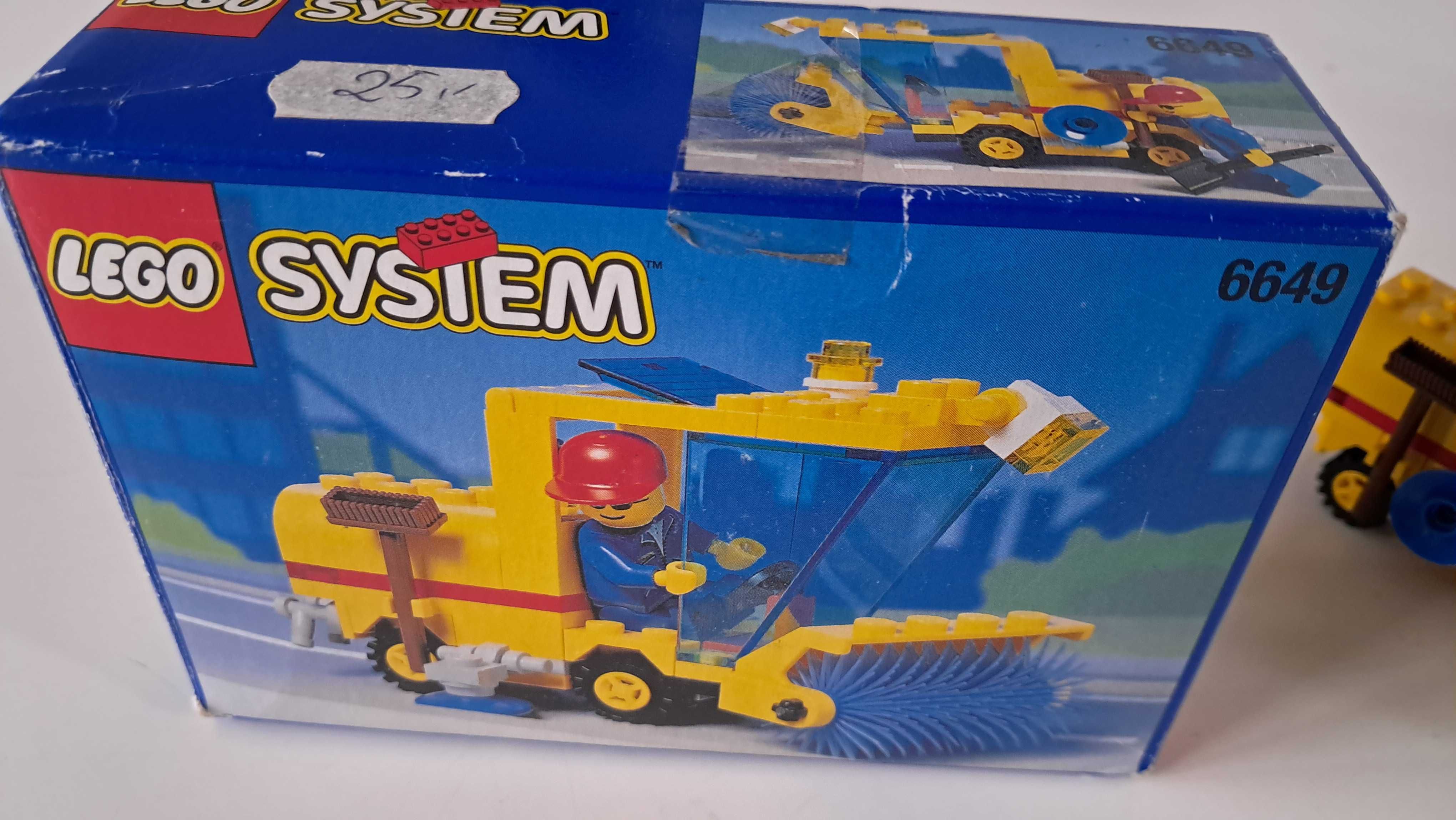 Zestaw Lego 6649 Zamiatarka do ulic z pudełkiem