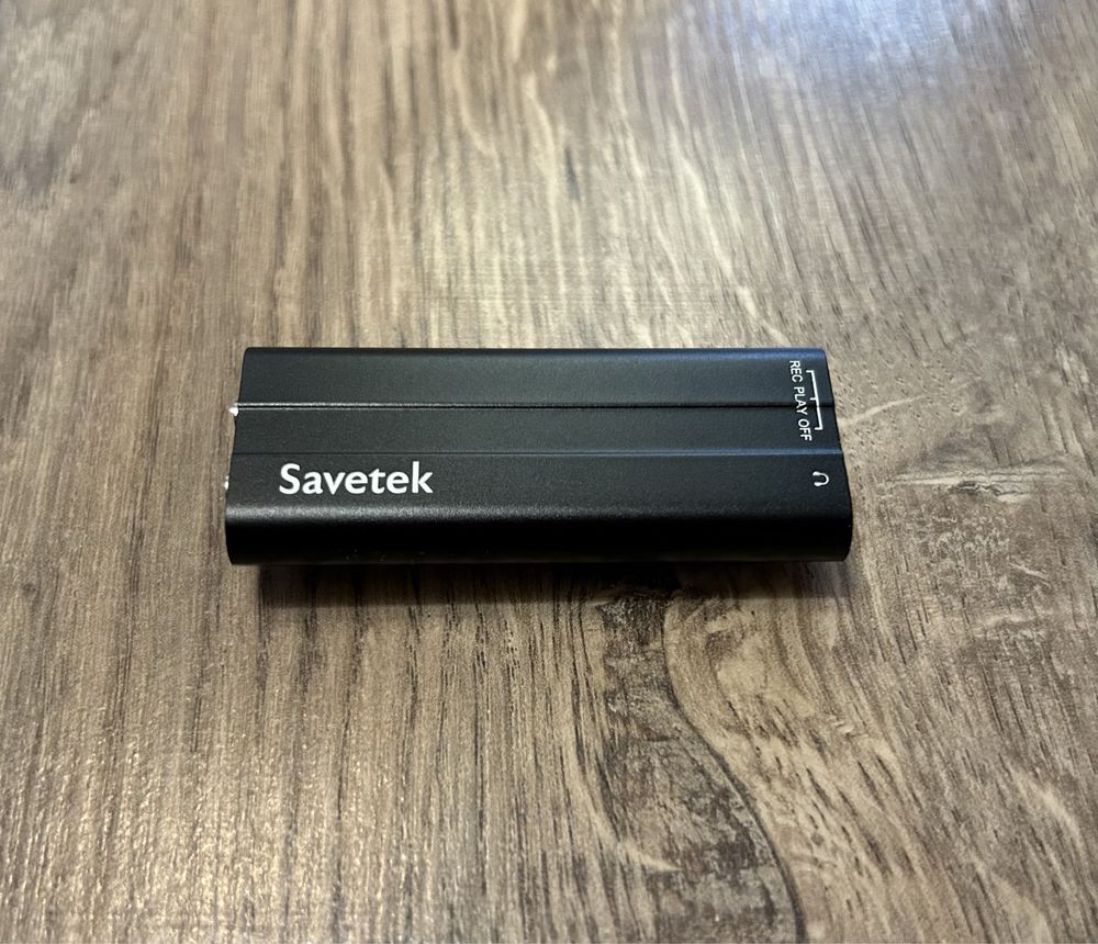 Цифровий міні диктофон Savetek 600 - 45 годин автономності