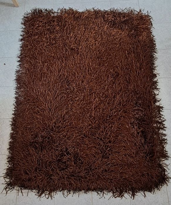 Carpete castanha 165x125cm