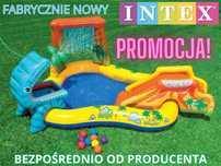 Basen Intex Ogrodowy Dmuchany Dla Dzieci Do Ogrodu Diznoaur Plac Zabaw