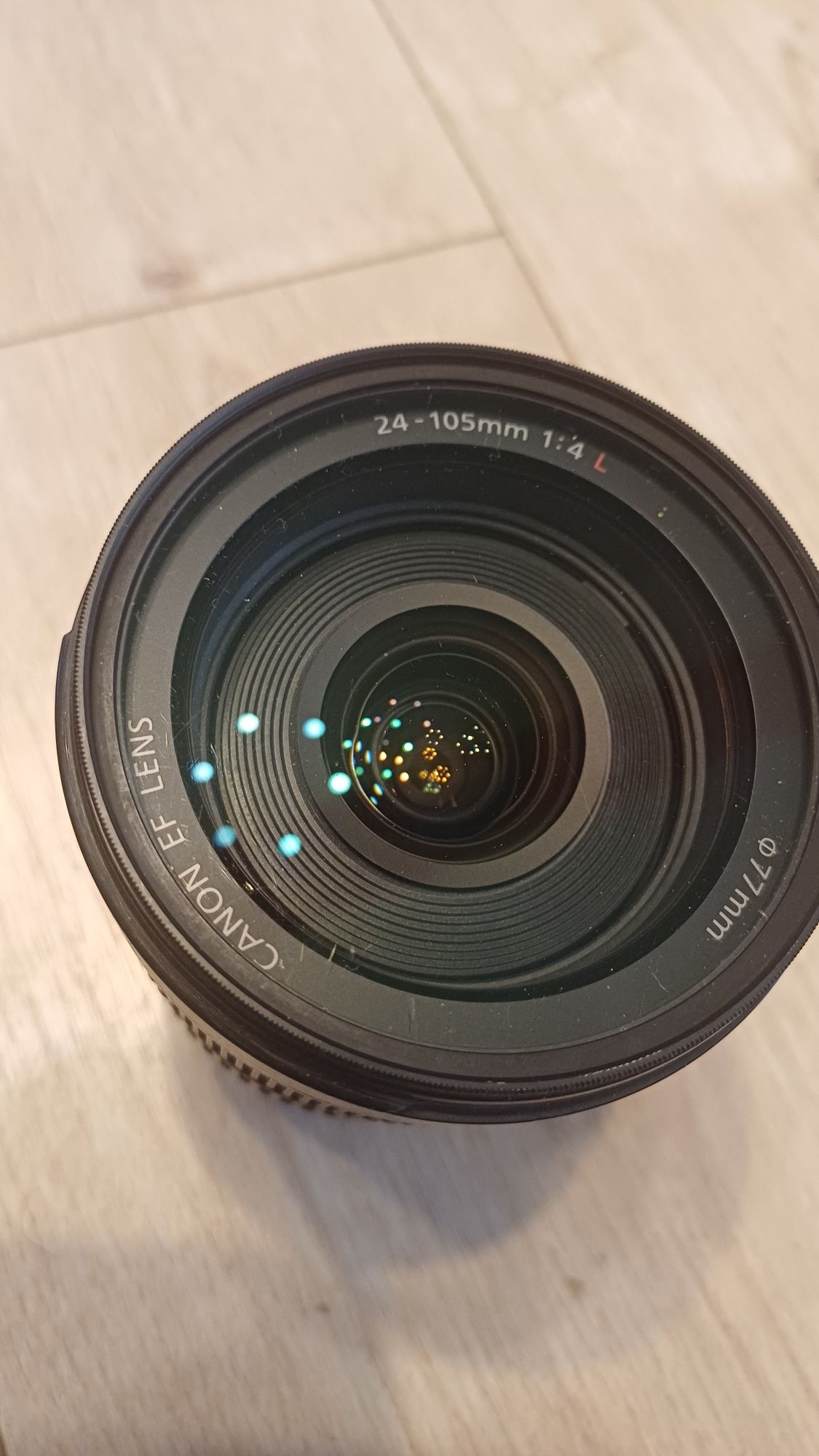 Canon EF 24-105mm f/4L IS USM + filtr Benro UV | bdb stan
