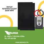 Zestaw fotowoltaiczny 340W solarny na kamper