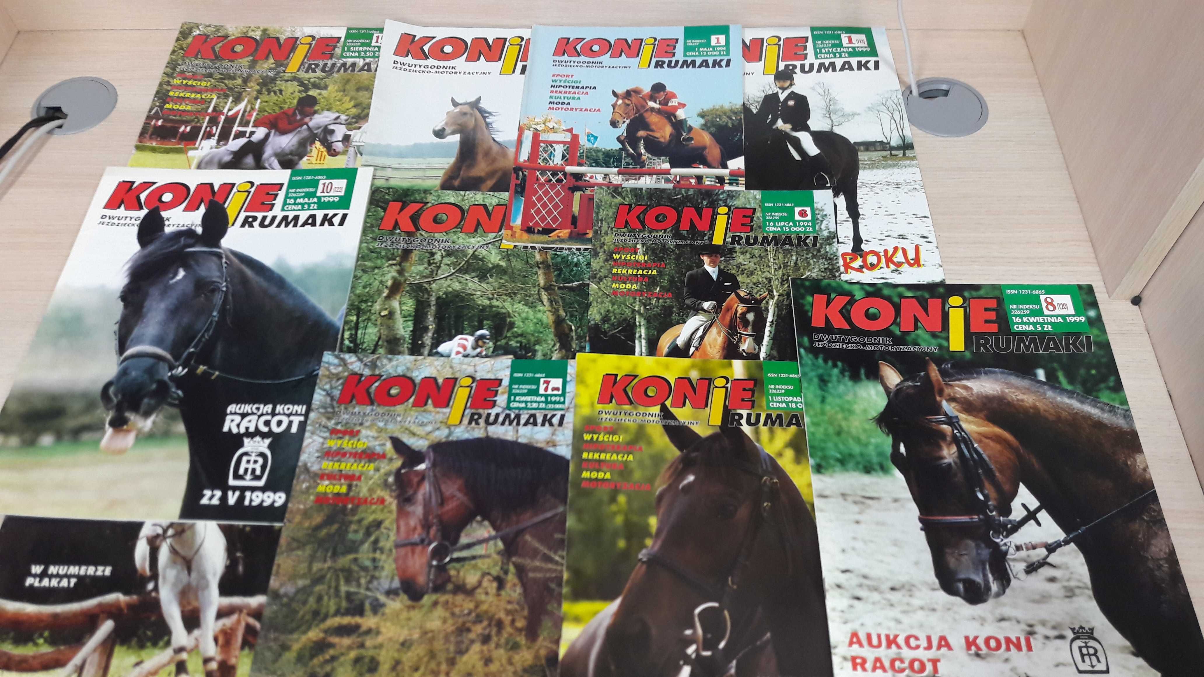 Magazyn jeździecki Konie i Rumaki '94, '95, '96 UNIKAT
