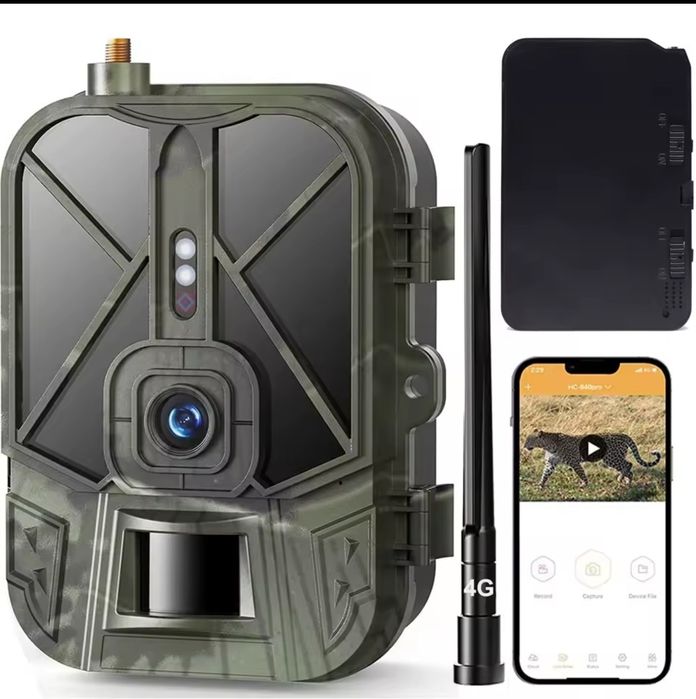 Fotopułapka Suntek HC940Pro 4K 4G LTE Akumulator, podgląd na żywo