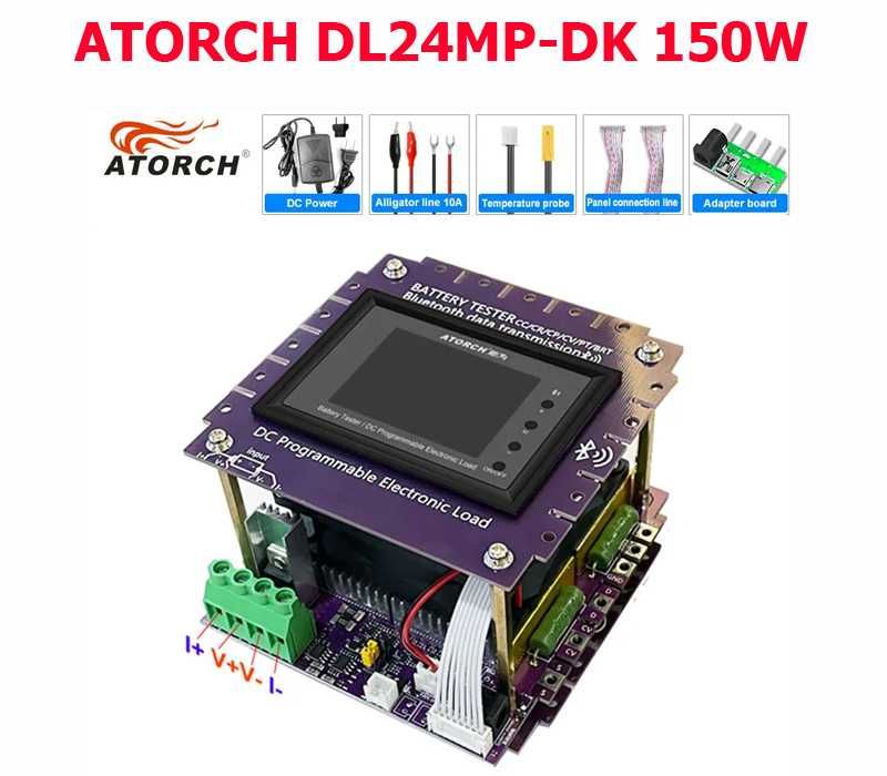 Електронне навантаження Atorch DL24MP DK, FX, DL24EW 150W-600W