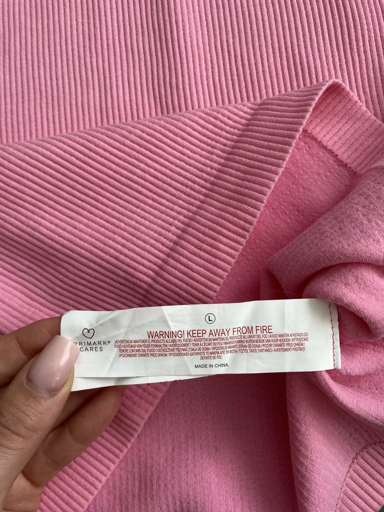 Primark różowa sukienka 95% nylon