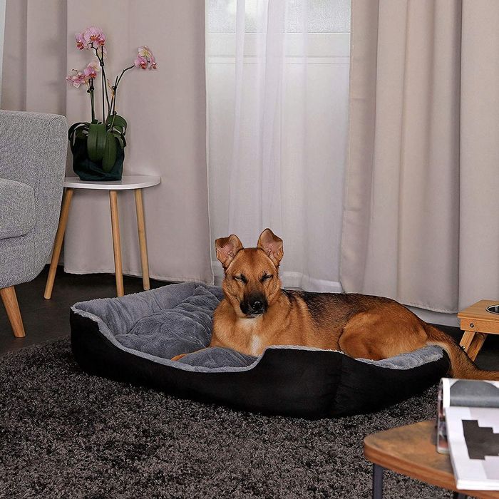 poduszka/ legowisko dla psa dibea szara 75 x 60 cm