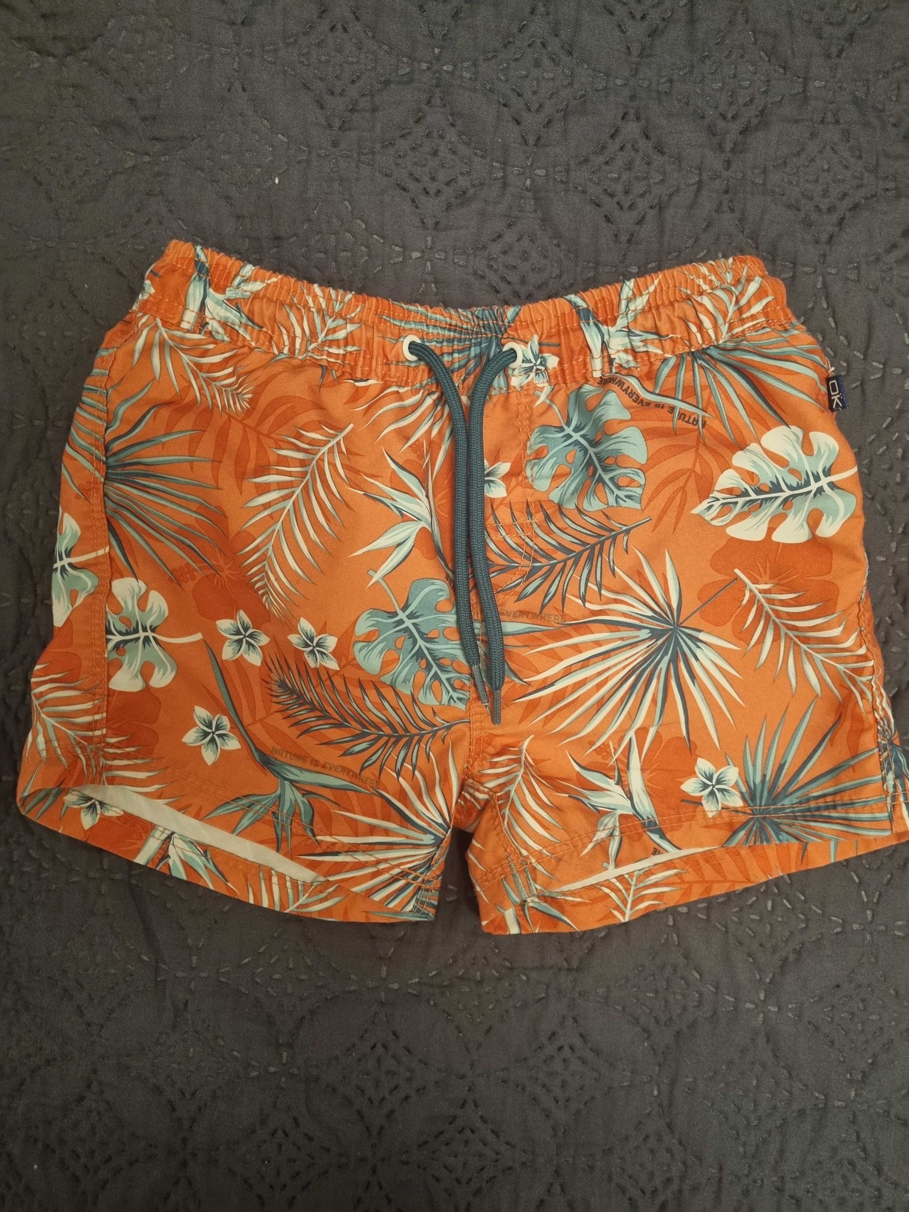 Szorty kąpielowe, spodenki 98, 104, 3 sztuki