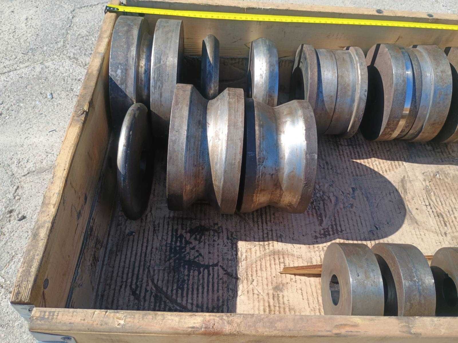 rolki profile do giętarki 40mm walcarki zginarki zestaw 19 elementów