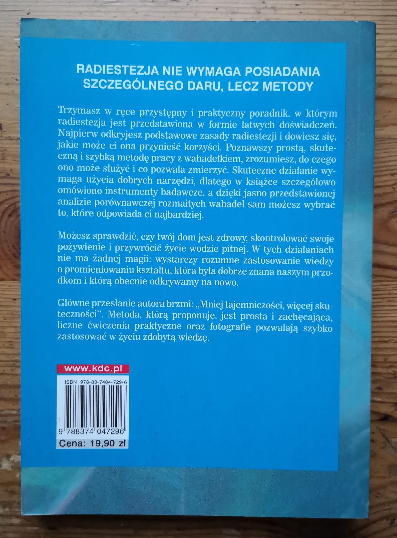 Podręcznik radiestezji praktycznej G. Le Cossec.