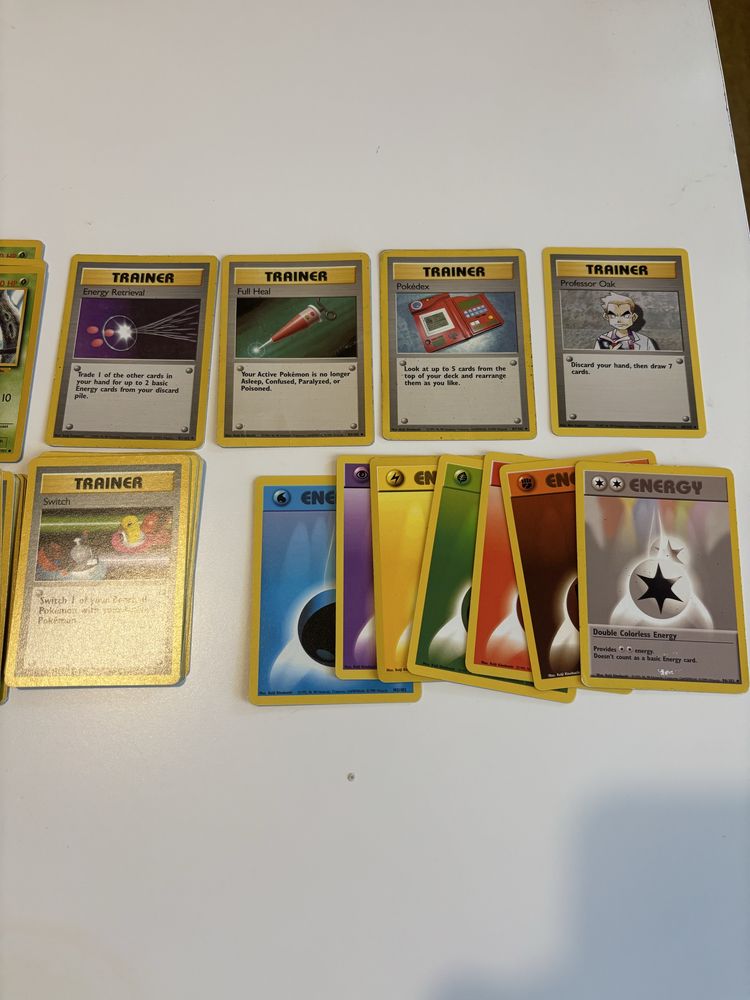 Cartas pokemon base set ingles