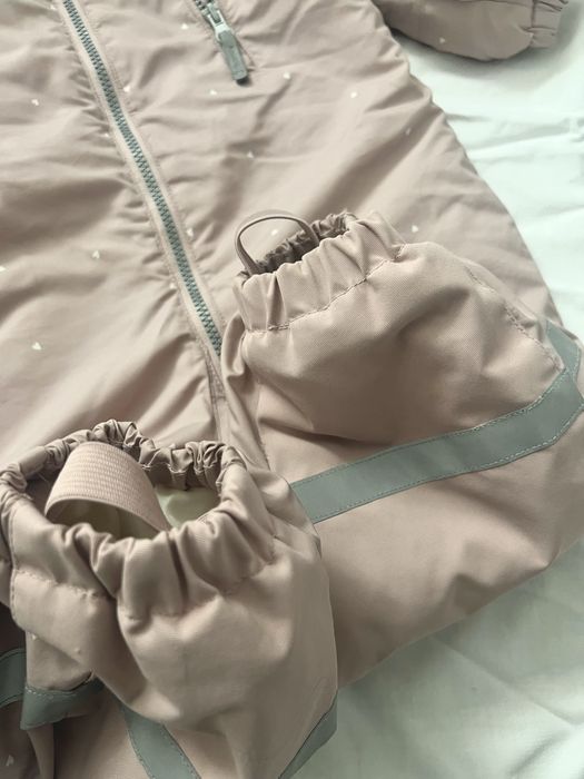 Зимовий комбінезон пудровий h&m 92 розмір