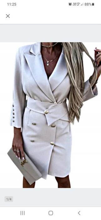 NOWA Sukienka żakietowa S/M