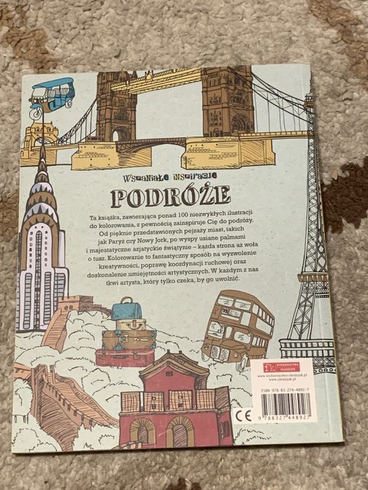 Wspaniałe podróże kolorowanki dla dorosłych