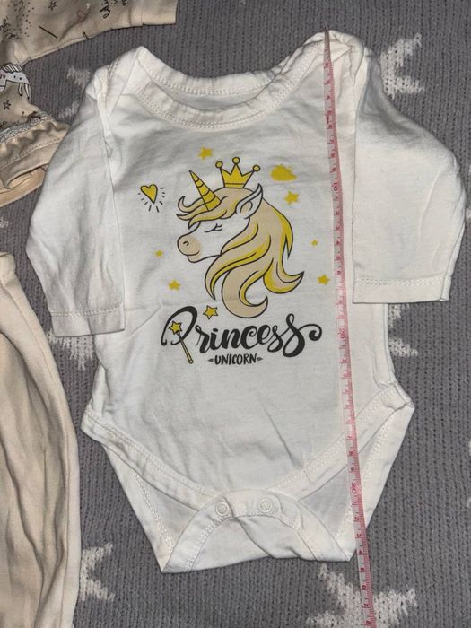 Набір пакет одягу 2-4 місяці боді пінетки лосини