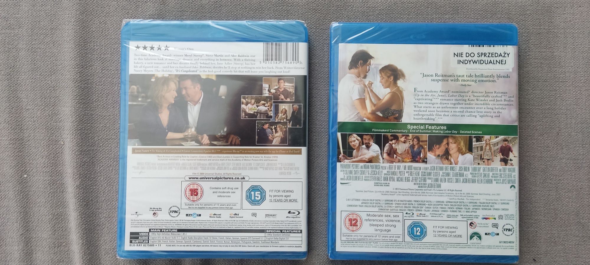 It's Complicated Labor Day 2 bluray Meryl Streep Kate Winslet bez pl