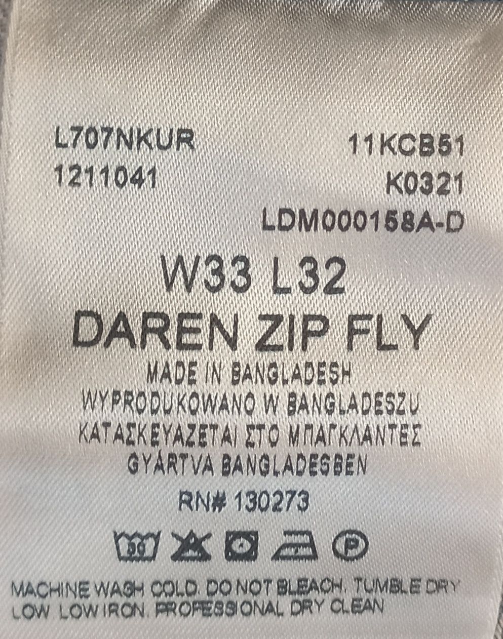 Nowe, męskie jeansy Lee. Daren, rozmiar  33 / 32