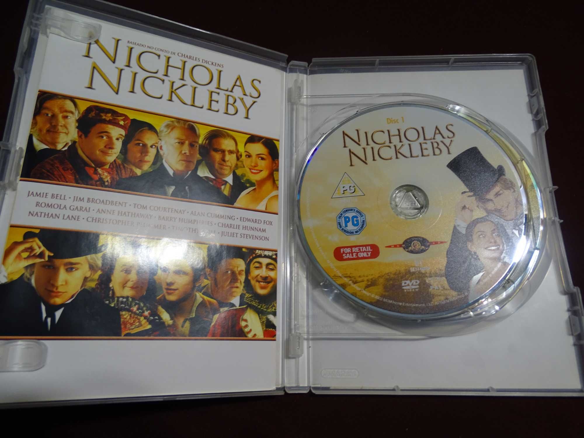 DVD-Nicholas Nickleby/Charles Dickens-Edição especial 2 discos