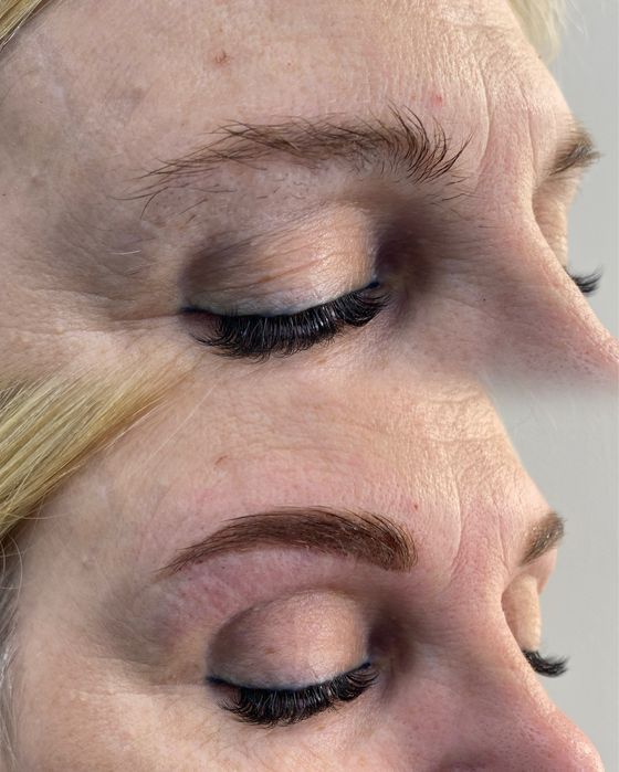 Корекція фарбування брів