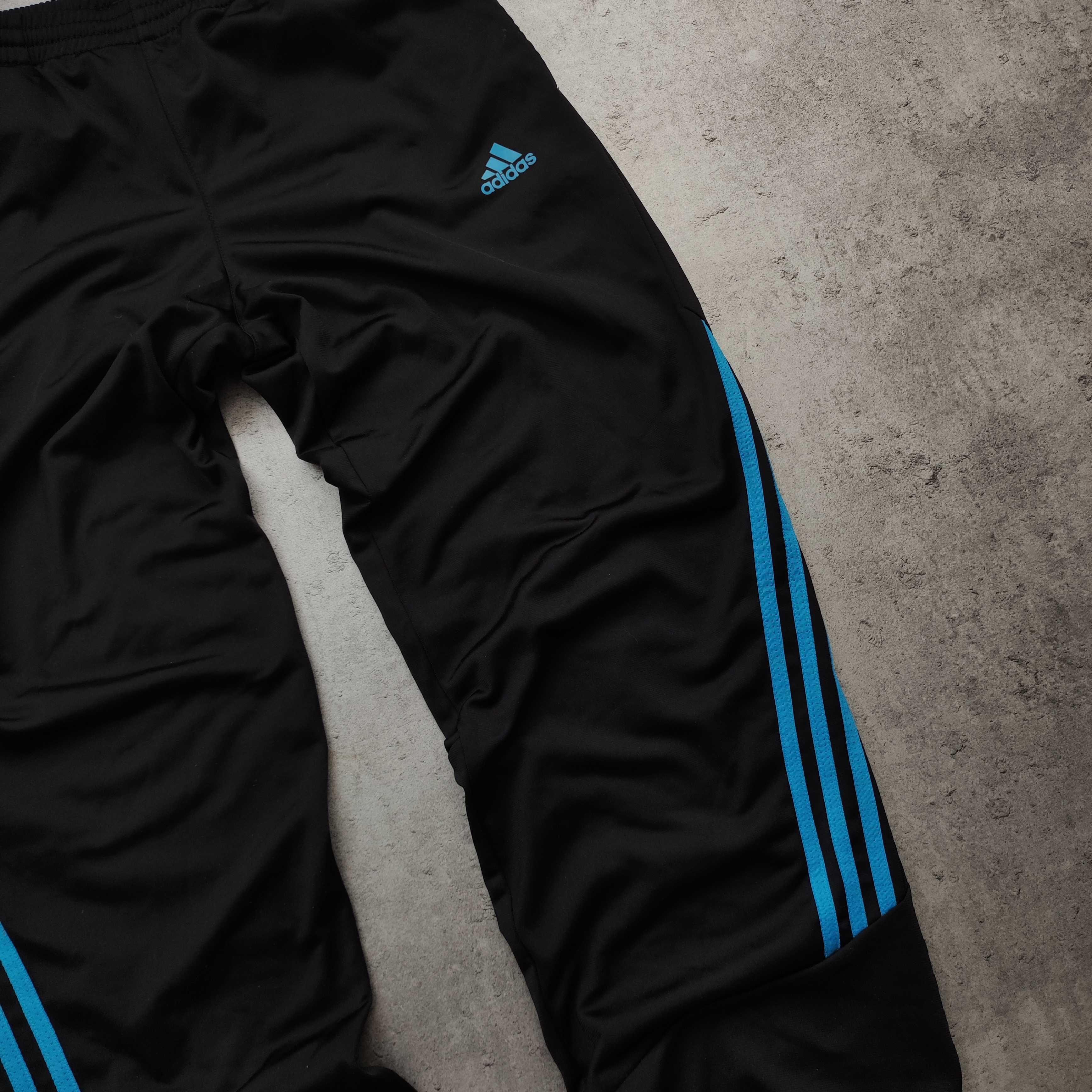 MĘSKIE dresy Spodnie Dresowe Trening Adidas ClimaCool 3 Paski Logo