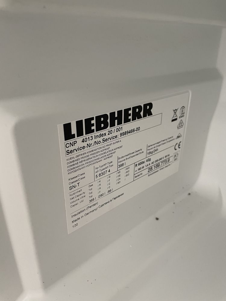 Холодильник 2 м Liebherr лібхер cnp 4013
