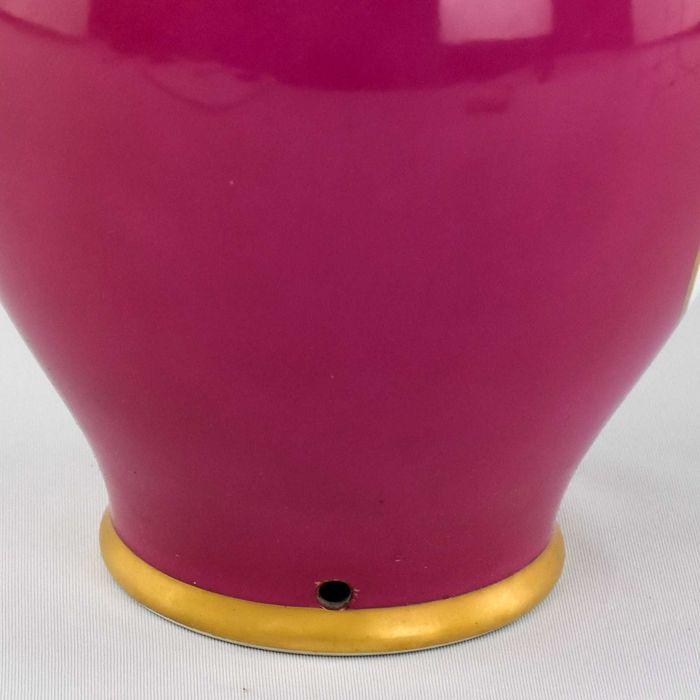 Candeeiro em porcelana Artibus, em forma de pote