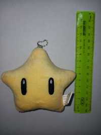 М'яка Іграшка Маріо зірка брелок игрушка Марио Super Mario звезда