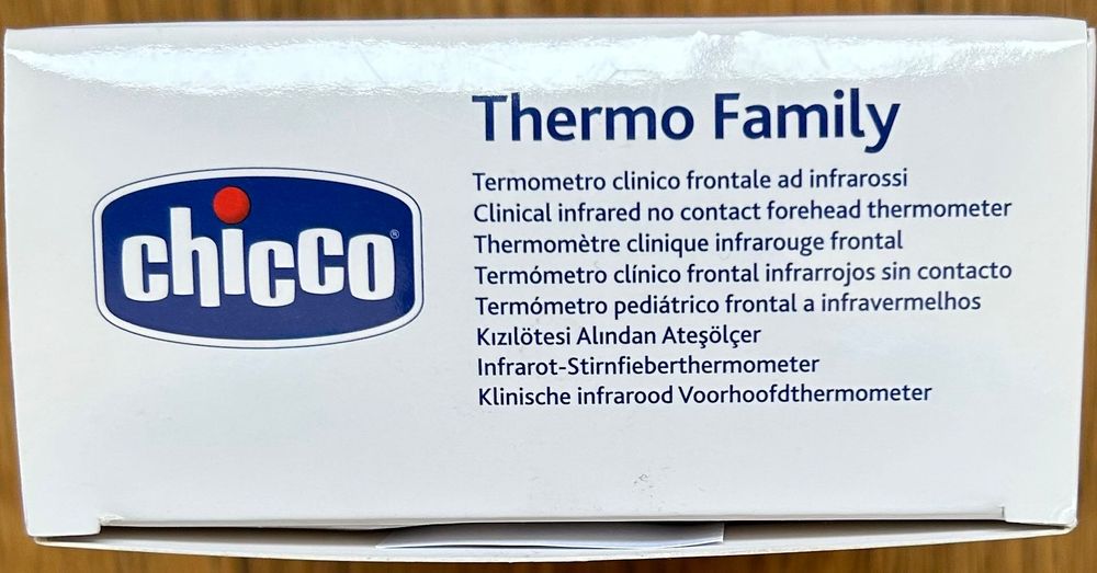 Termómetro Infra Vermelhos Chicco Thermo Family- novo, 3 anos garantia