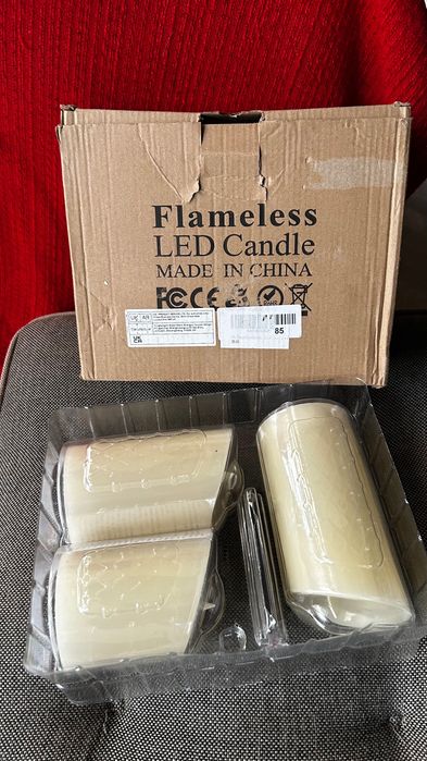 Світлодіодний набір свічок 3 шт